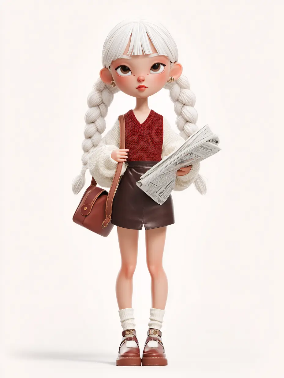 3D潮玩女孩城市冒险短片｜图片节点 3