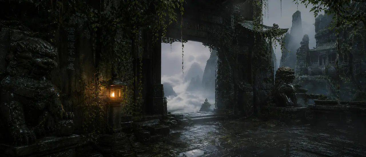 奇幻国风《山海灯》-先导片|神庙与山门