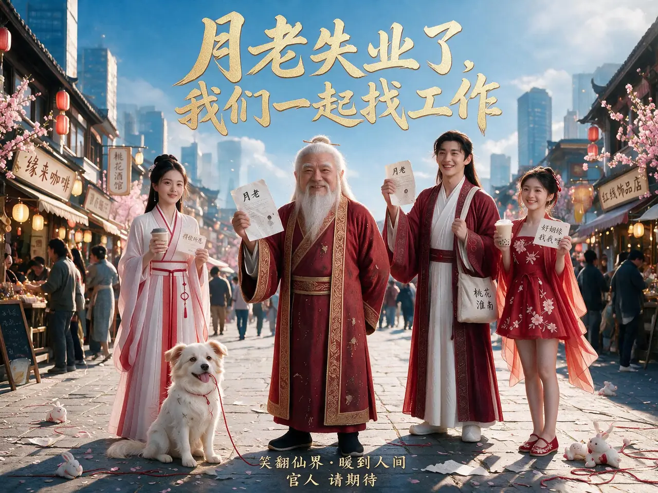月老失业了,我们一起找工作