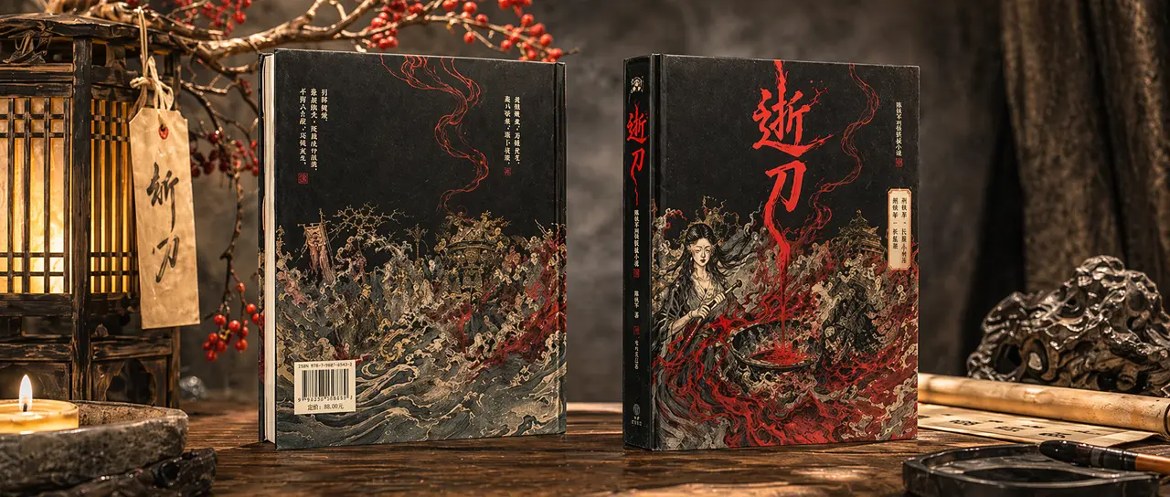 Lib image模型｜书封文字设计全流程素材｜书籍样机