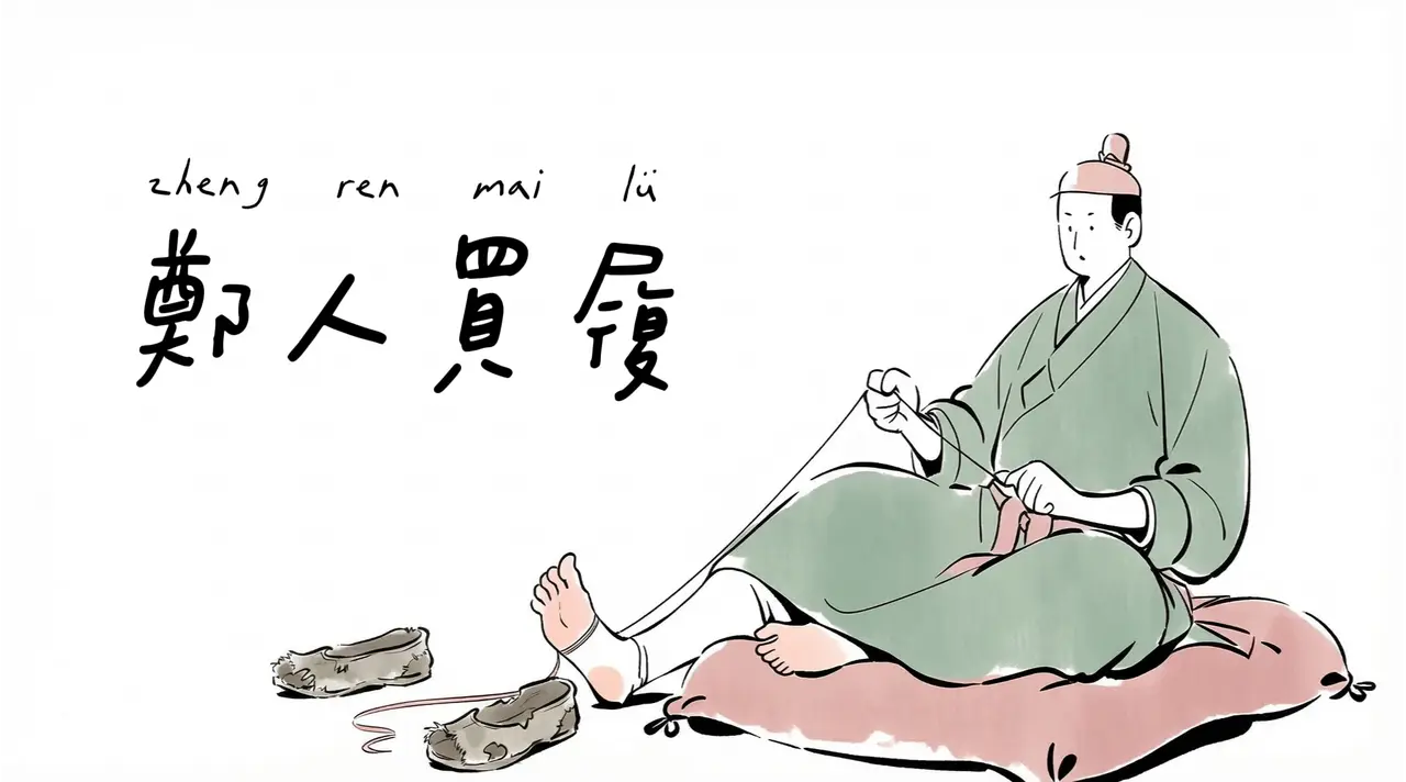 ”郑人买履“