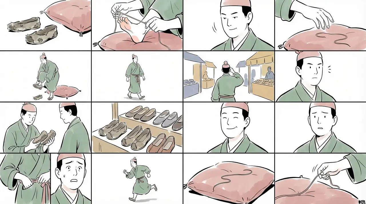 ”郑人买履“｜图片节点 8