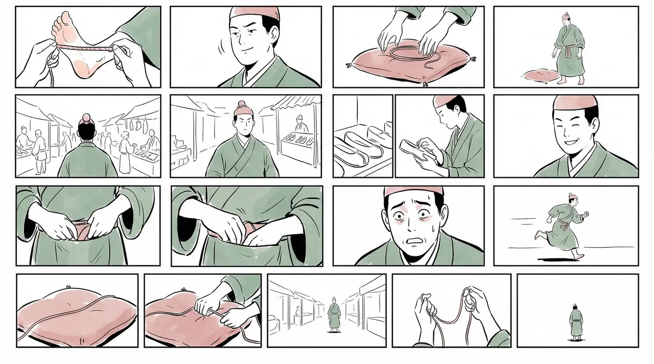 ”郑人买履“｜图片节点 8
