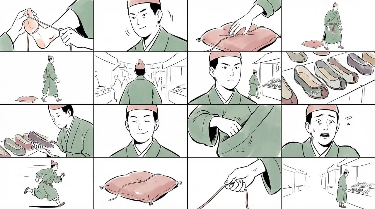 ”郑人买履“｜图片节点 3