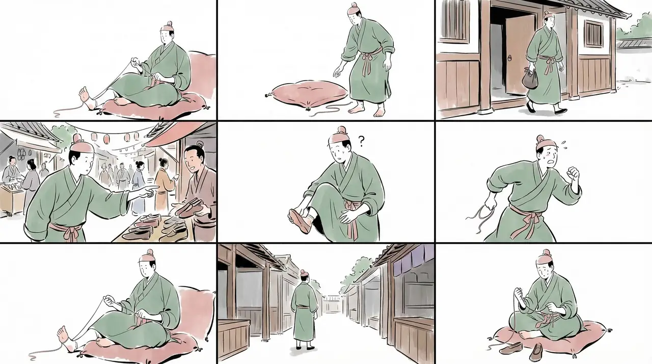 ”郑人买履“｜图片节点 6