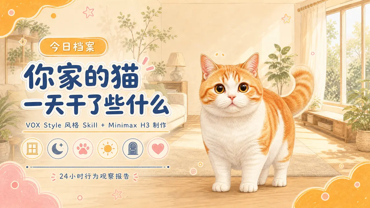 Skill 展示-猫咪的一天干了些什么