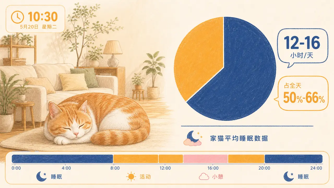 Skill 展示-猫咪的一天干了些什么|关键帧-scene04-睡眠数据