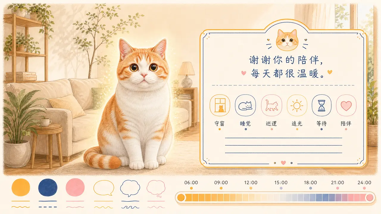Skill 展示-猫咪的一天干了些什么|关键帧-scene10-结语