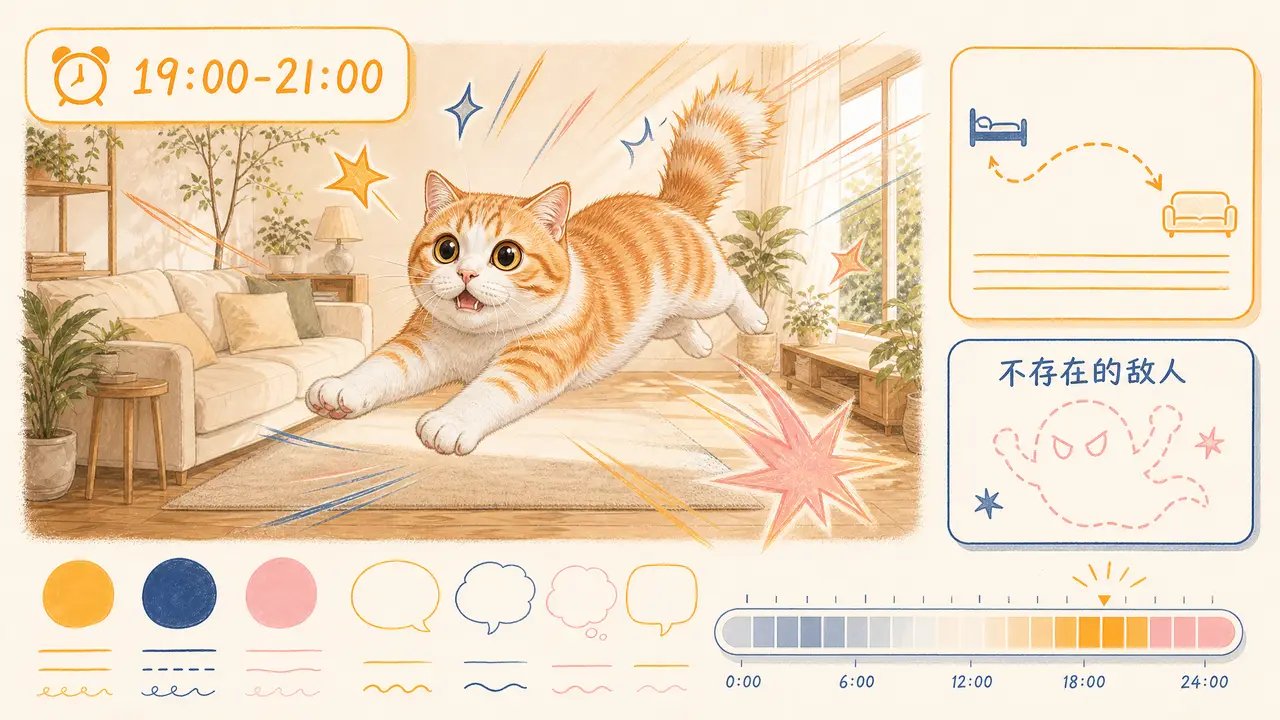 Skill 展示-猫咪的一天干了些什么|关键帧-scene08-疯狂时段