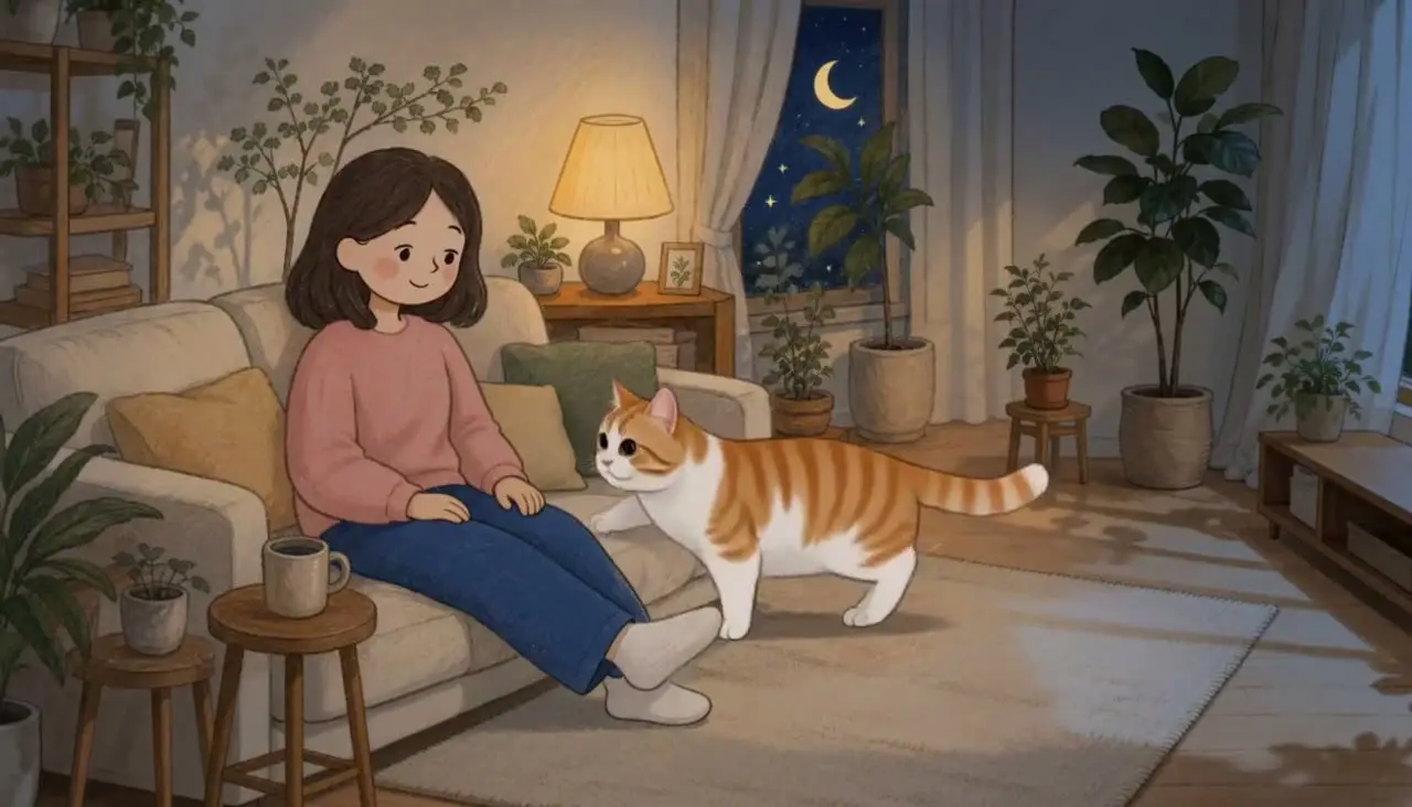 Skill 展示-猫咪的一天干了些什么｜分镜视频-scene09-陪伴