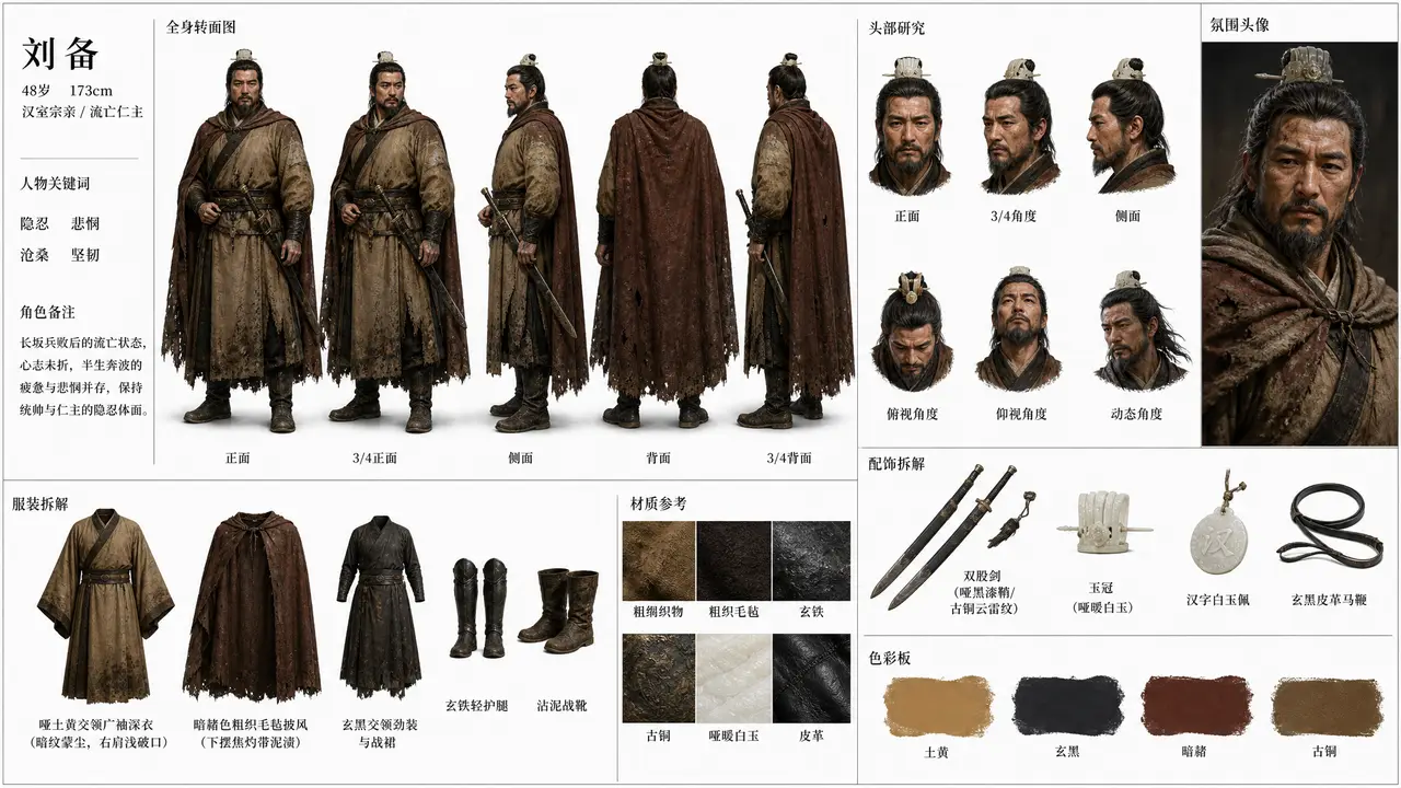 独下长坂坡|刘备