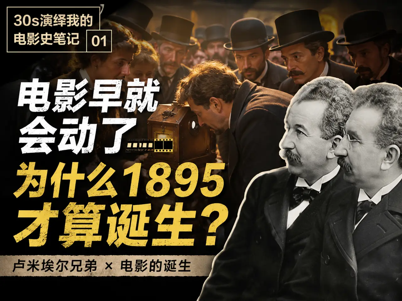 电影早就会动了,为什么1895年才算“诞生”?