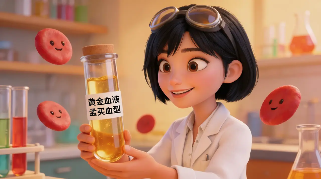 孟买血型:比”熊猫血“更罕见的黄金血液|图生图