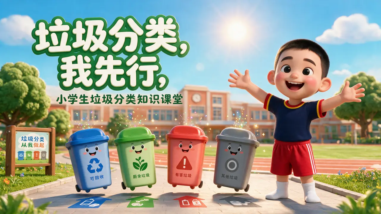 垃圾分类丨小学生课堂