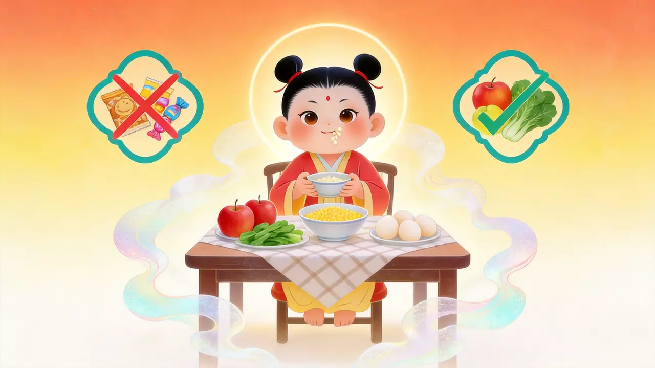 儿童绘本皇帝内径|第5页:好好吃饭不挑食