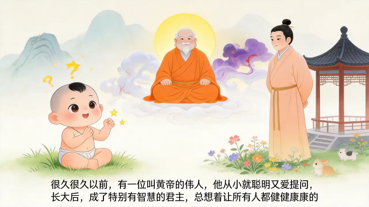 儿童绘本皇帝内径|第2页:神奇的黄帝