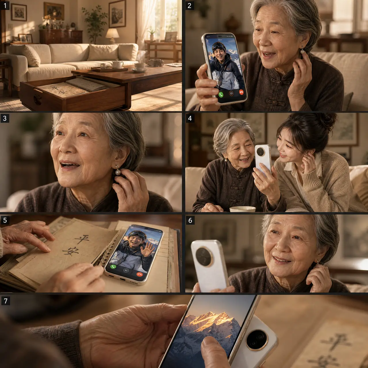 纸短情长不断联 丨AI Generated Short Film for vivo｜图片节点 6