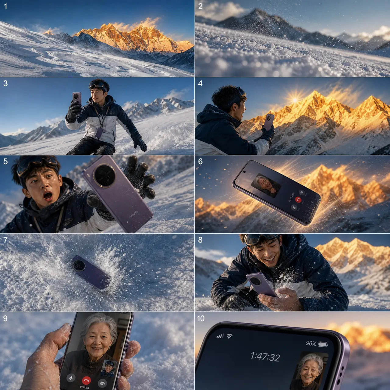 纸短情长不断联 丨AI Generated Short Film for vivo｜图片节点 5