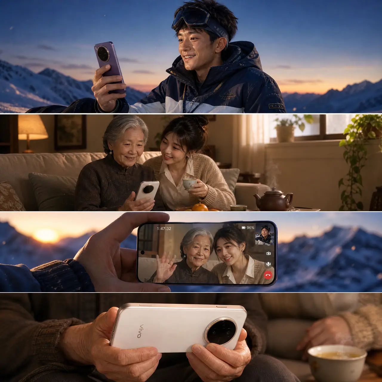 纸短情长不断联 丨AI Generated Short Film for vivo｜图片节点 5