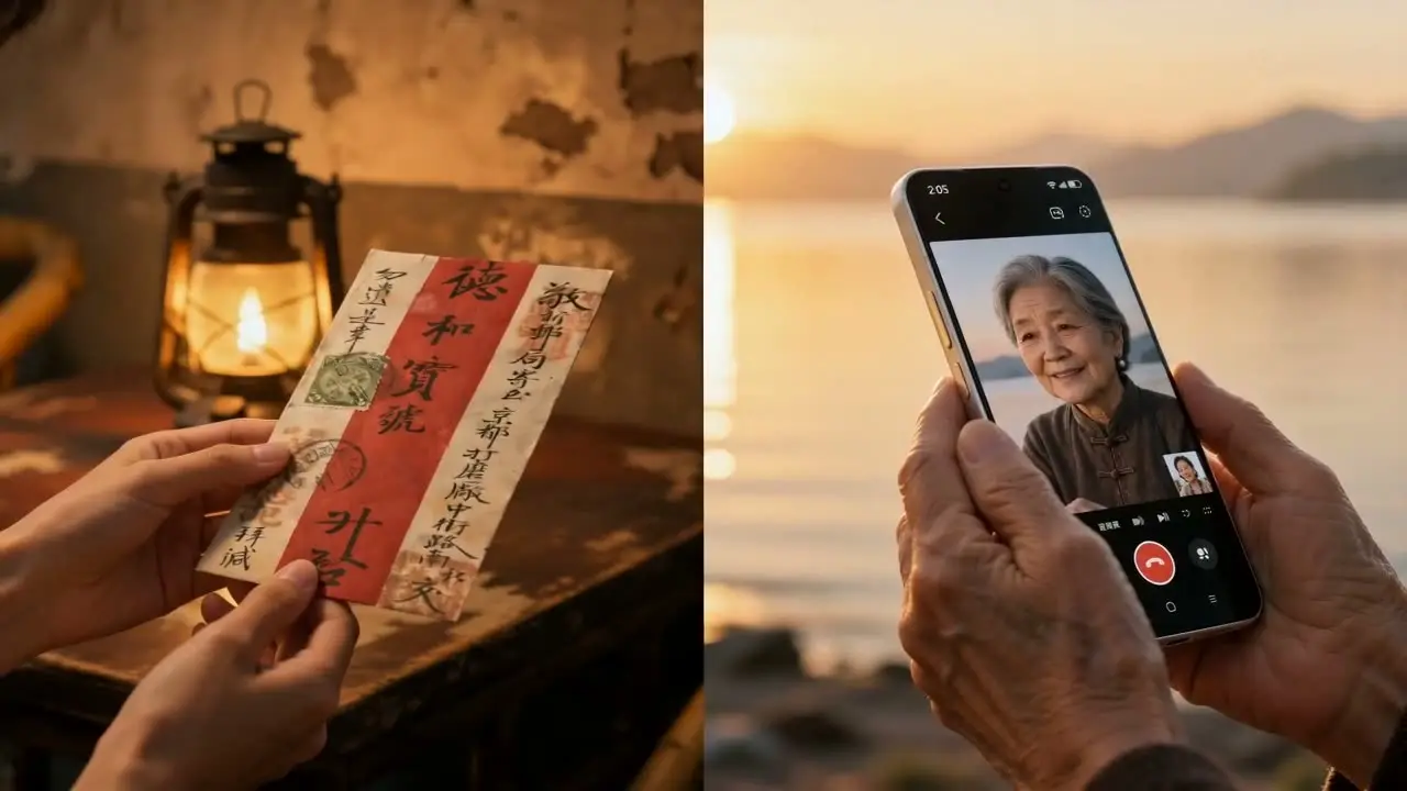 纸短情长不断联 丨AI Generated Short Film for vivo｜视频节点 4 - 副本