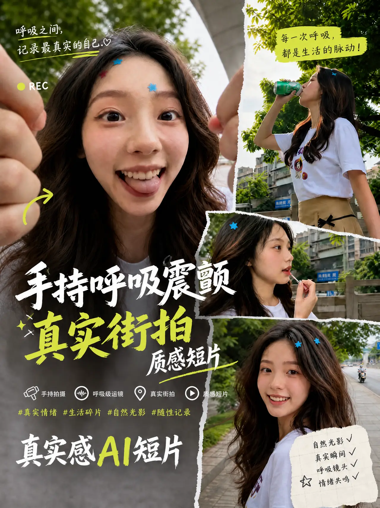 手持呼吸震颤·真实街拍质感短片｜图片节点 80