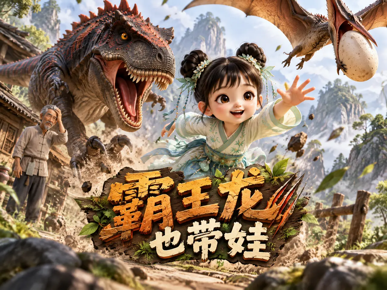 《霸王龙也带娃》