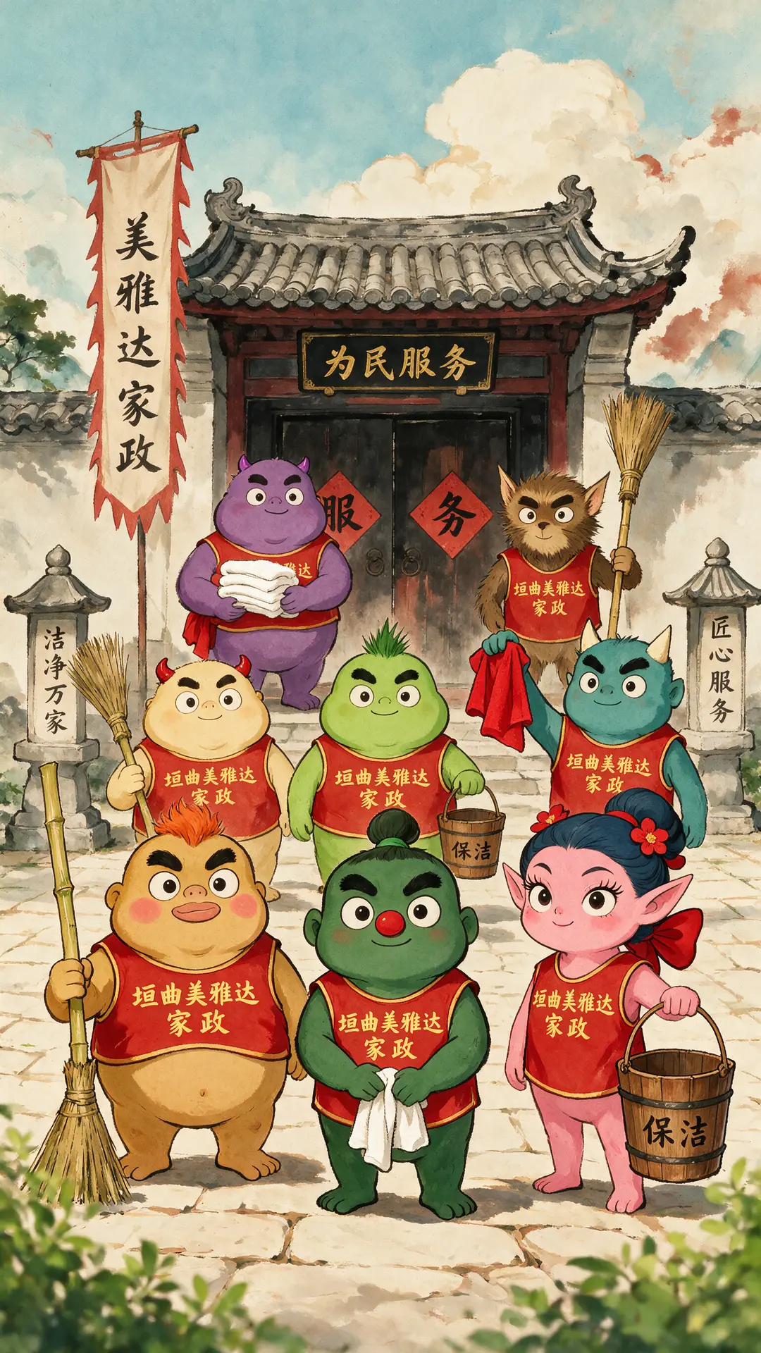 西游家政|家政小妖群体锚点