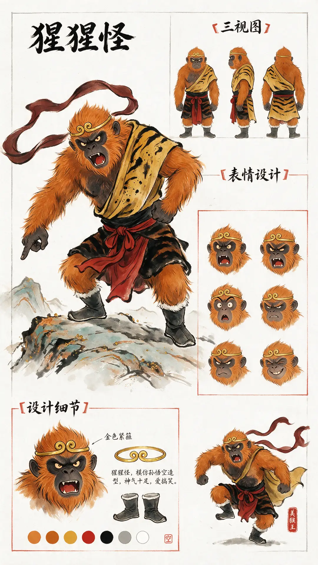 西游家政|猩猩怪角色锚点