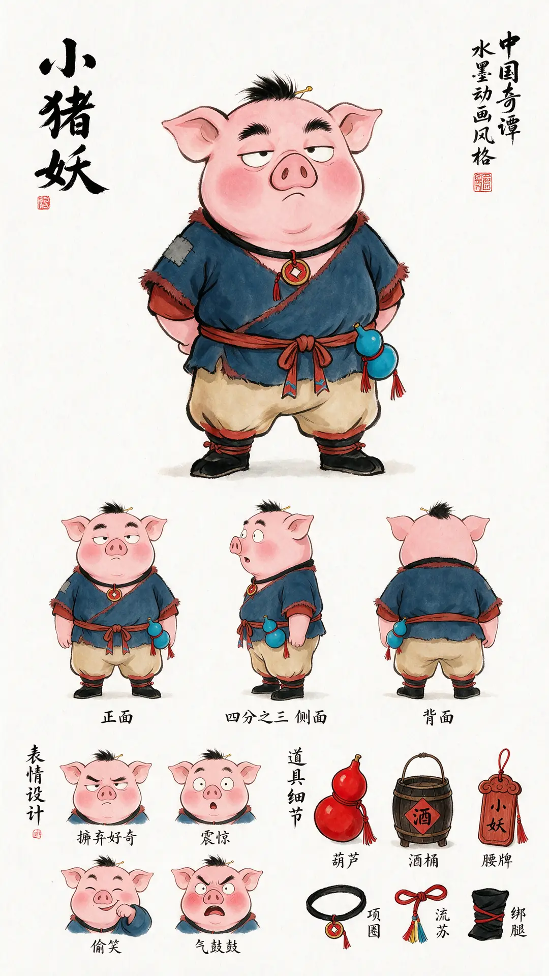 西游家政|小猪妖角色锚点