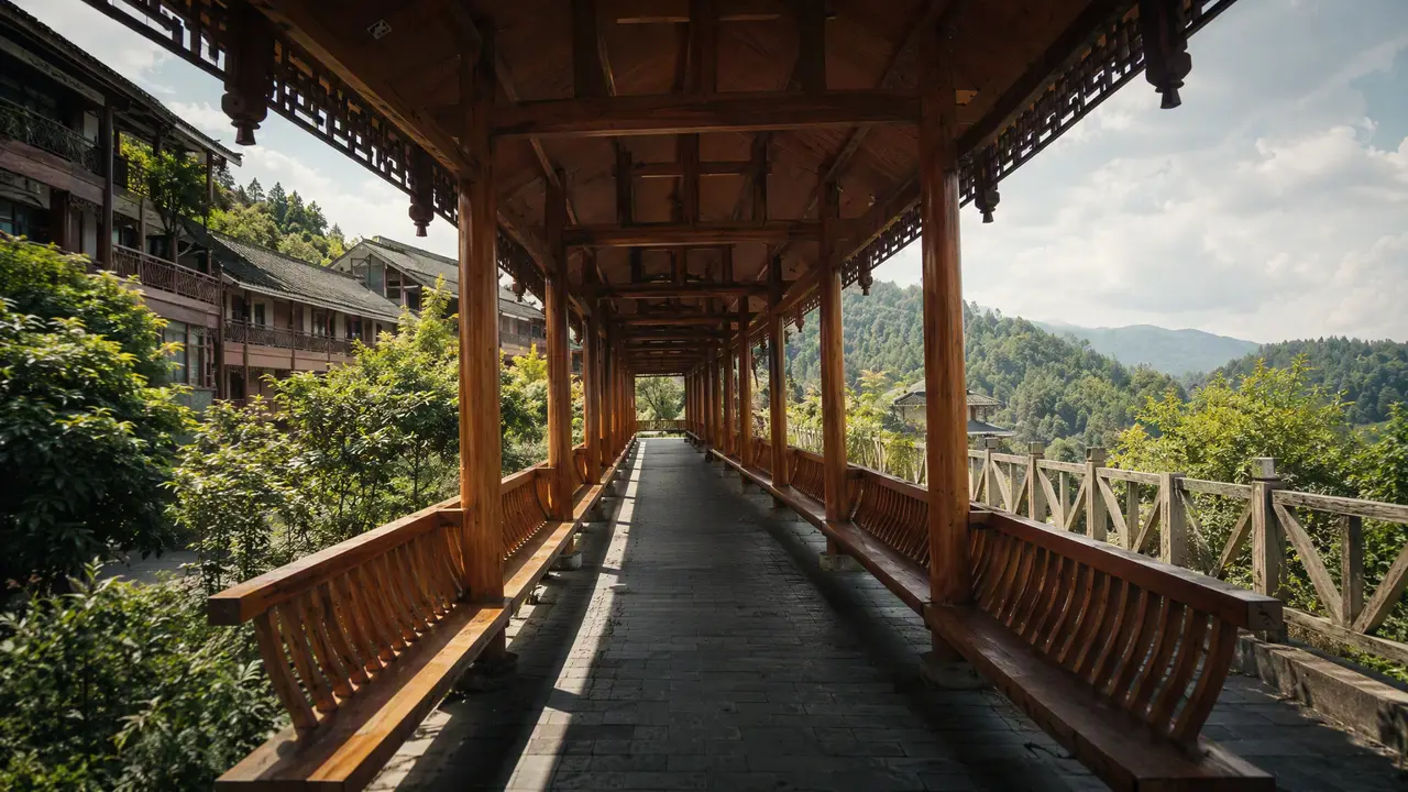 在凯里苗侗风情园寻找“白居易”|风雨长廊场景锚点