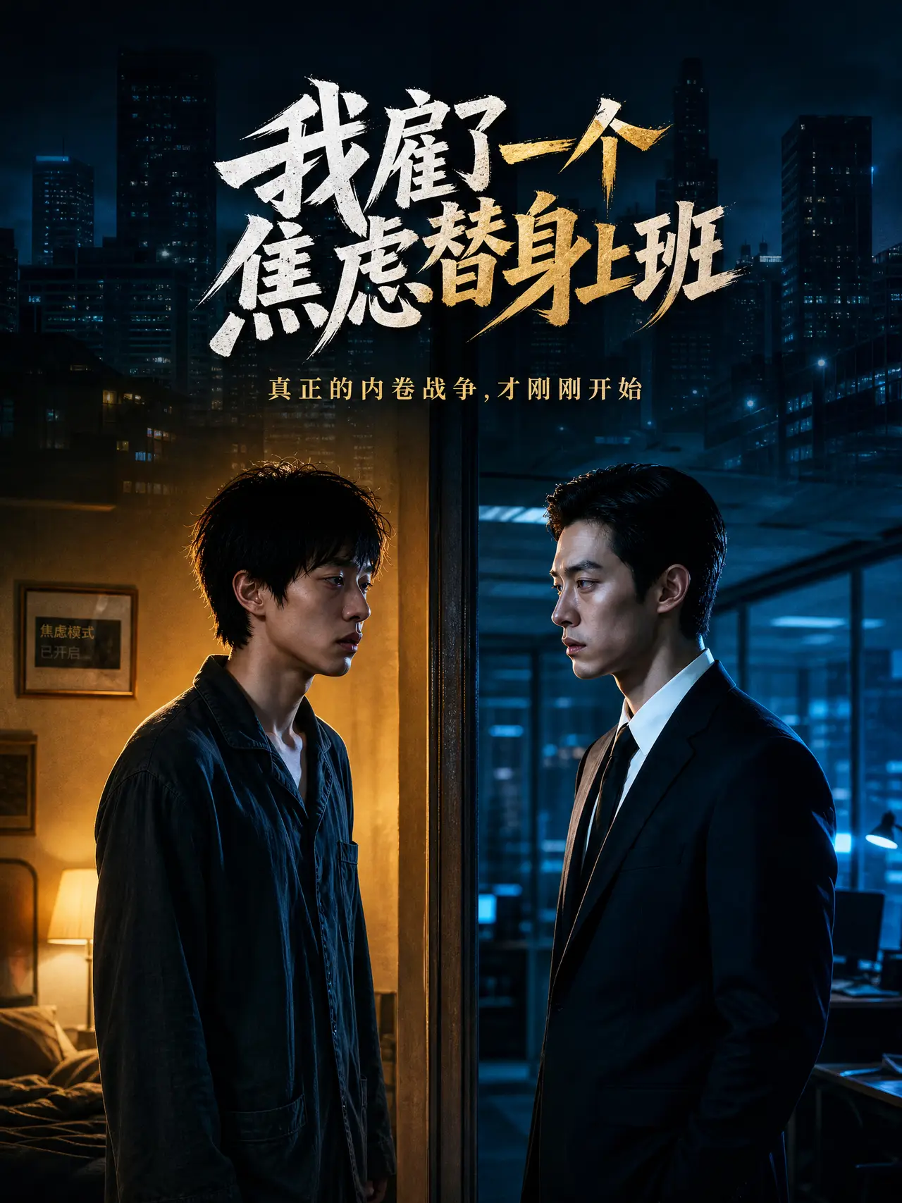 《我雇了一个焦虑替身上班》|封面海报-我雇了一个焦虑替身上班
