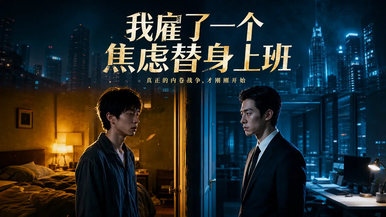 《我雇了一个焦虑替身上班》|封面海报-我雇了一个焦虑替身上班 - 副本