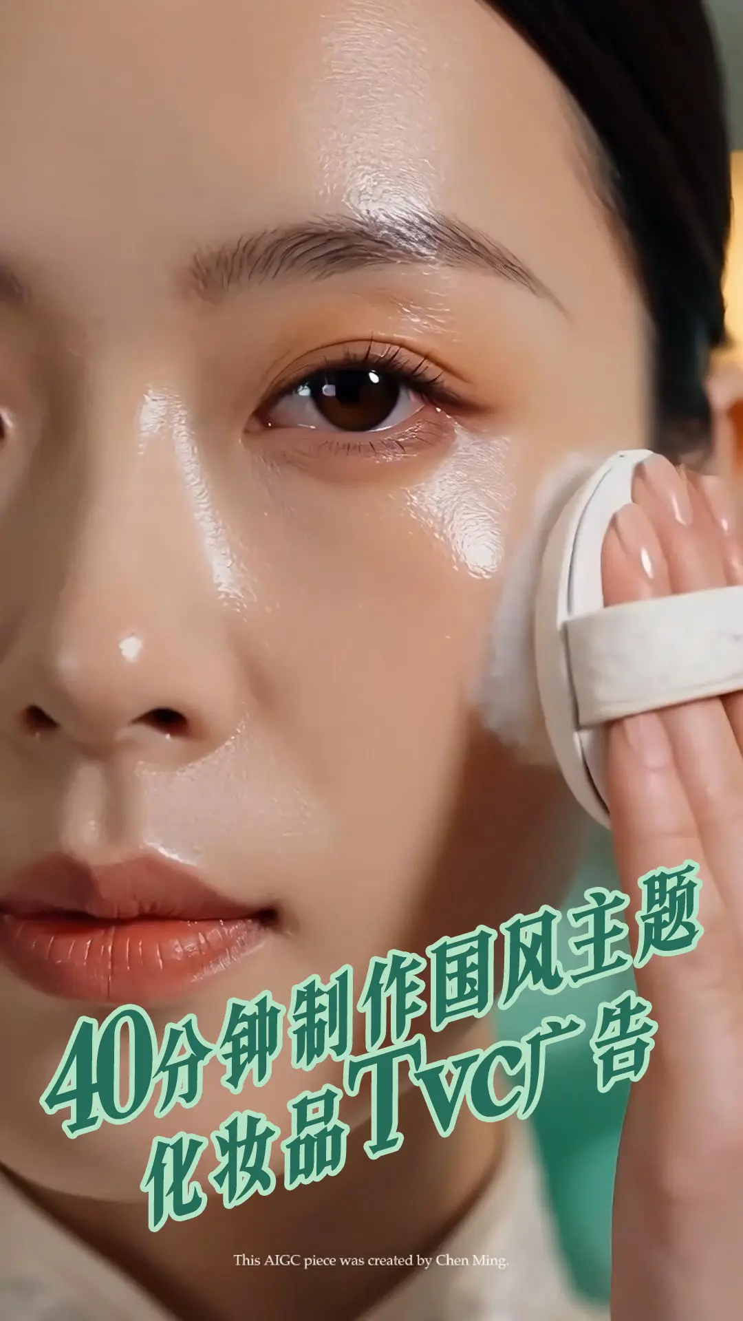 40分钟做国风主题化妆品TVC广告大片