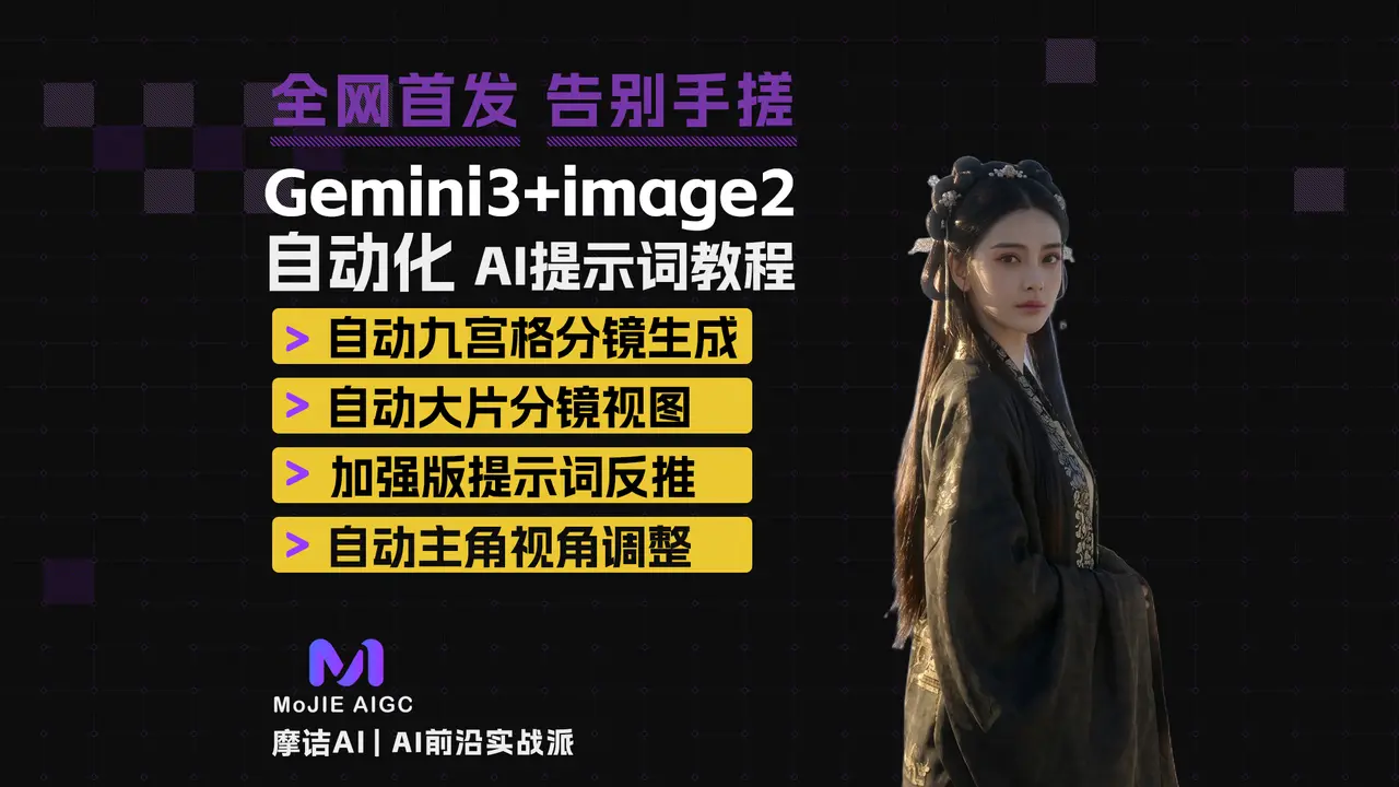 告别手搓提示词,gemini3+image2组合搭建自动化规则化提示词