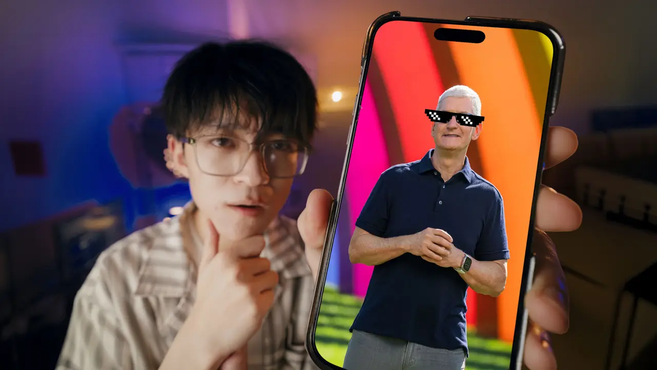 我用AI复刻了3种苹果发布会的神级无缝转场!