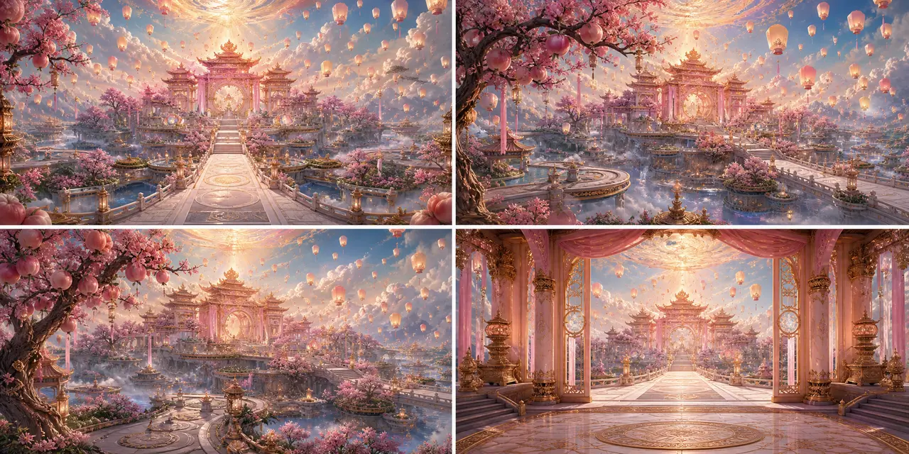 中式天宫 · 《水晶印初显》|蟠桃园