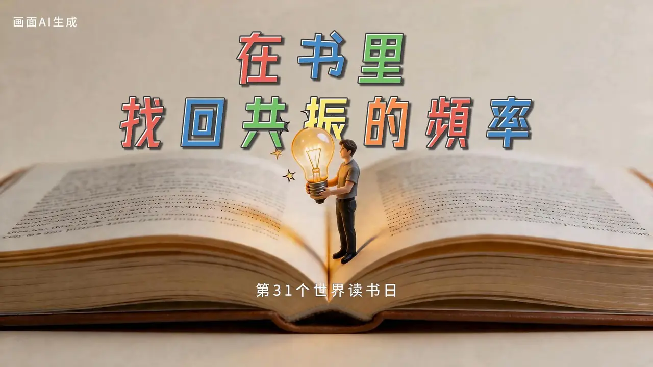 世界读书日《在书里找回共振的频率》