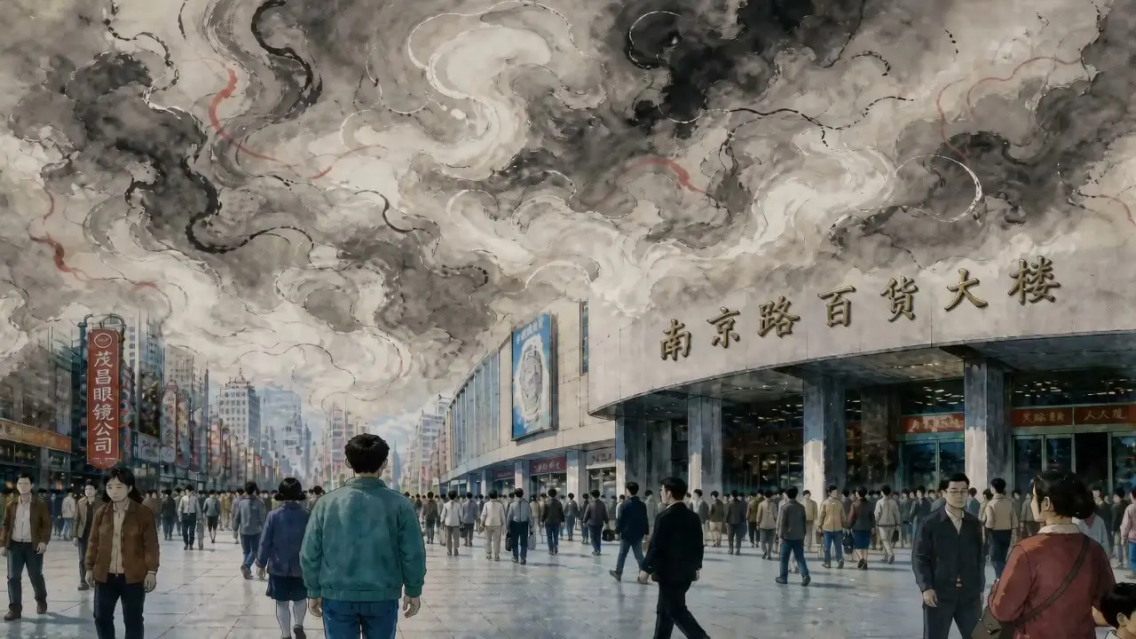 被黑烟困住的女孩｜视频节点 15