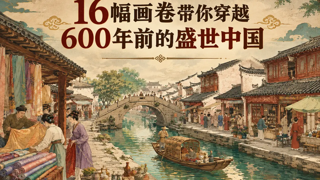 16幅画卷带你穿越600年前的盛世中国