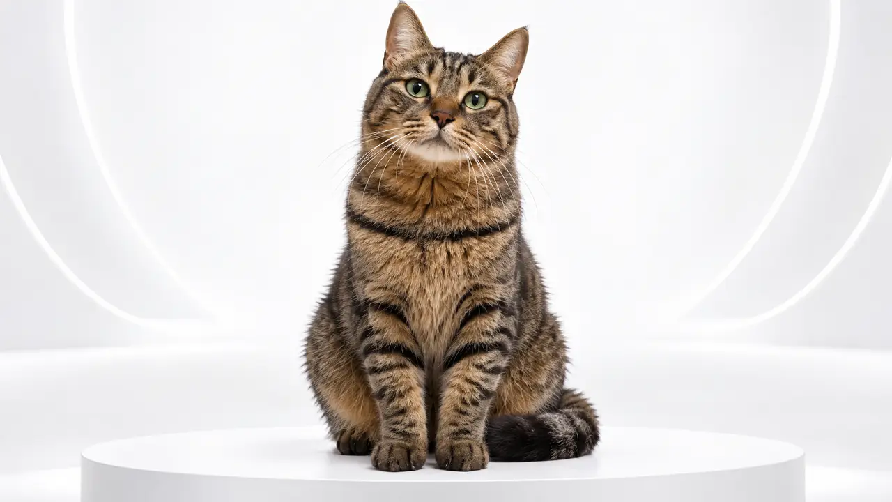 咪的发布会|A1_主角外观锚点_狸花猫正面