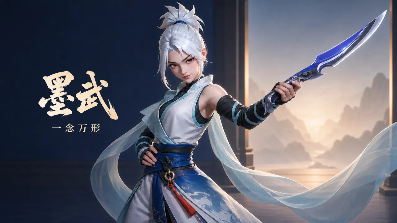 瓦洛兰特手游新武《墨武》皮肤预告