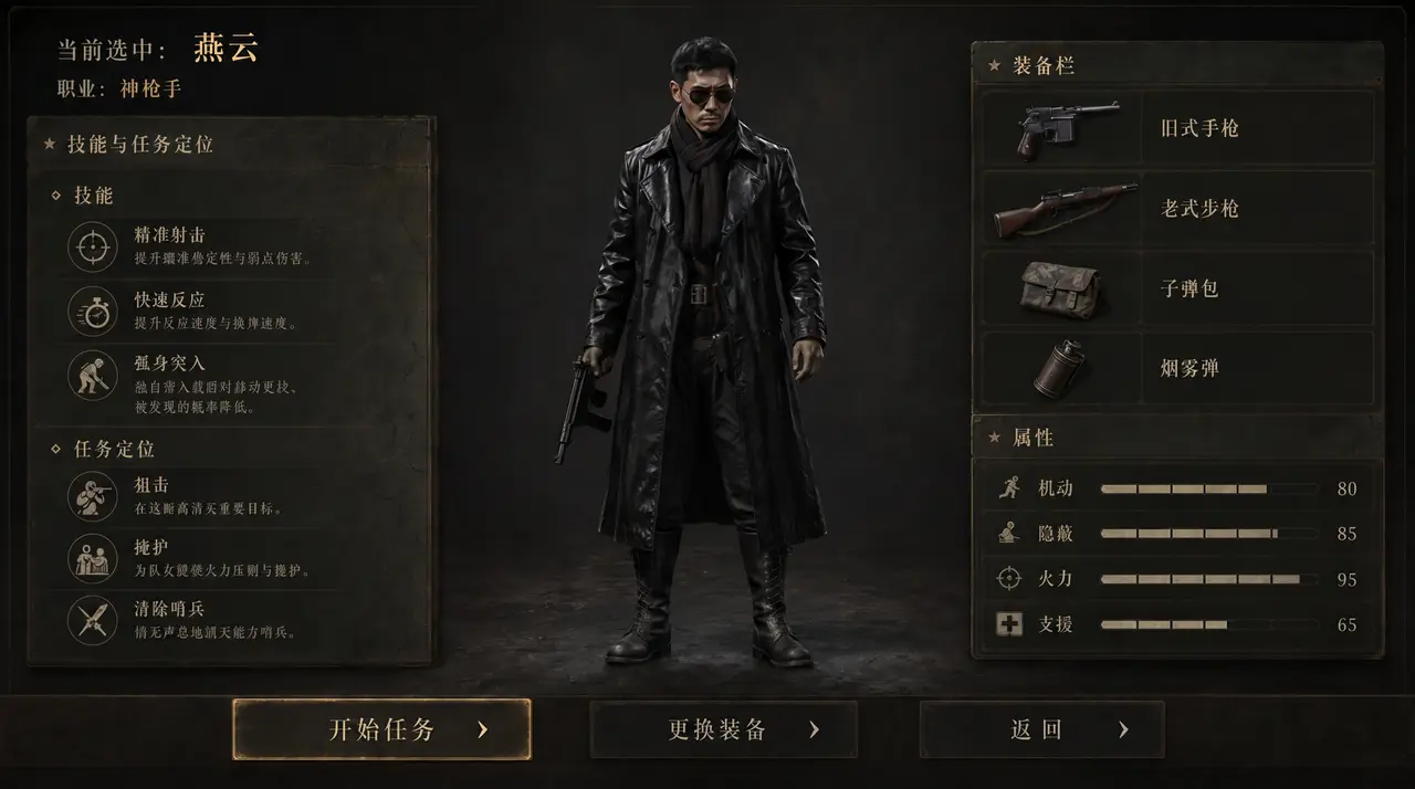 AI概念游戏实机《敌后：太行暗线》| 附工作流和提示词｜图片节点 5