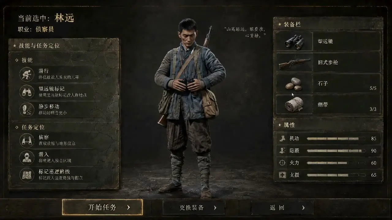AI概念游戏实机《敌后：太行暗线》| 附工作流和提示词｜视频节点 6 - 副本