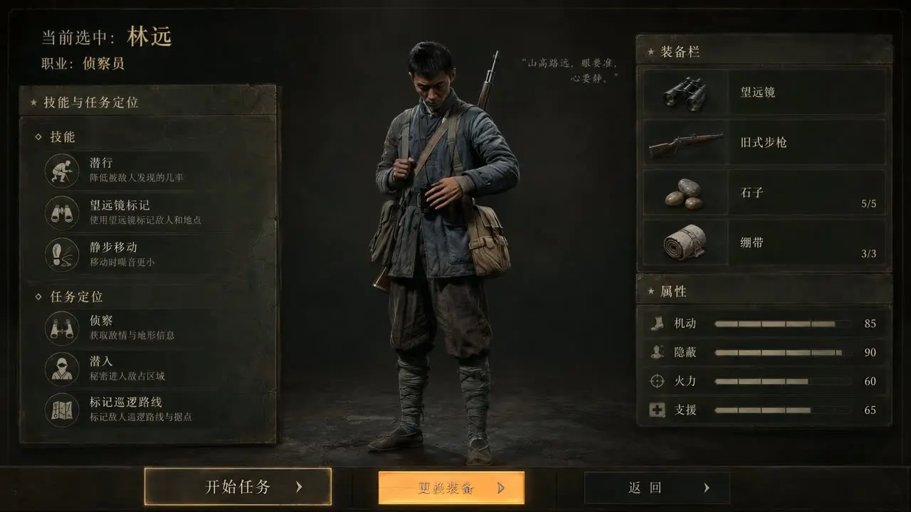 AI概念游戏实机《敌后：太行暗线》| 附工作流和提示词｜视频节点 6