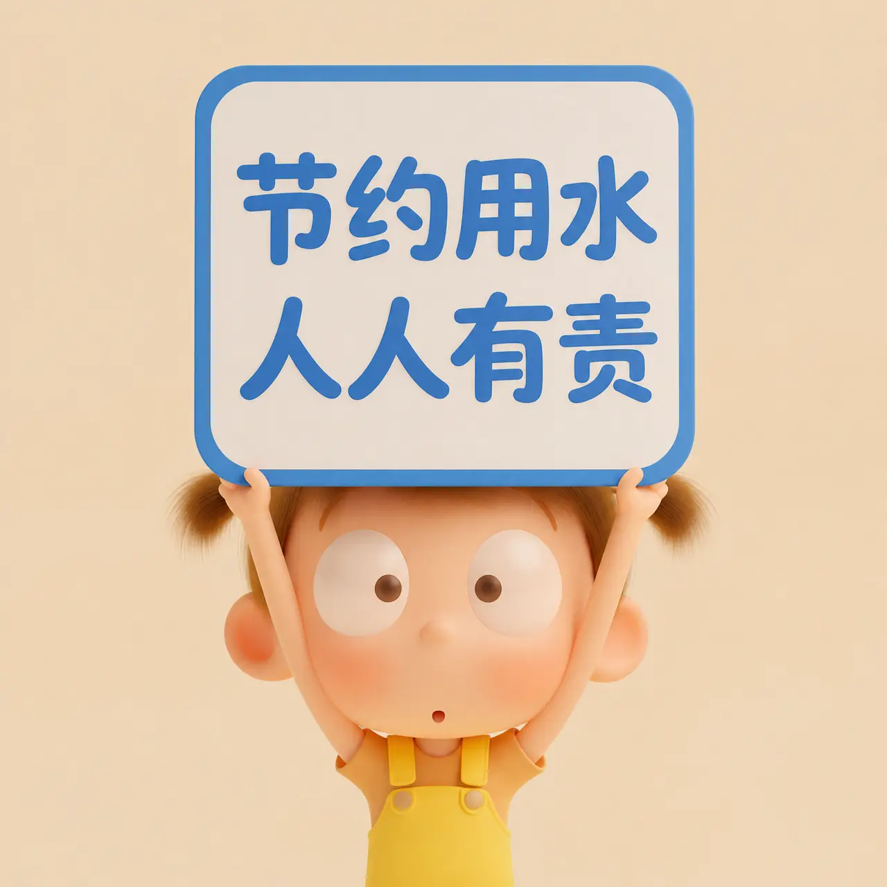 节约用水|节水标语牌道具锚点