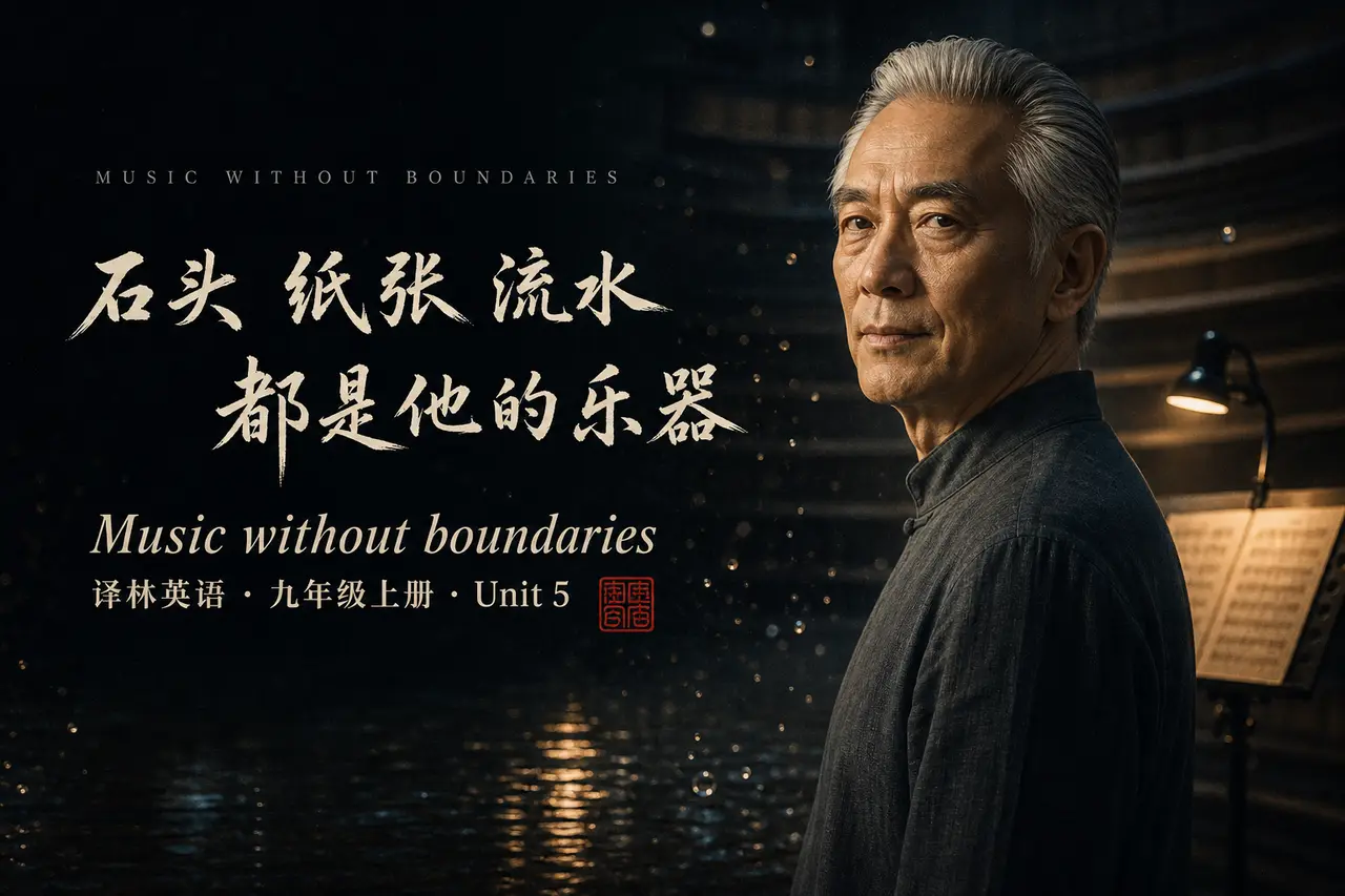 Music without boundaries|谭盾课文AI短片