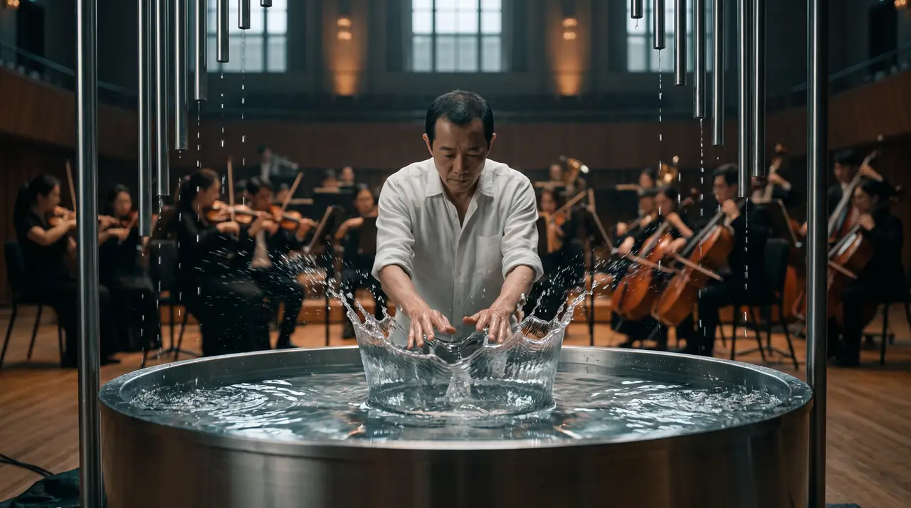 Music without boundaries|谭盾课文AI短片|v4-kf-water-concerto