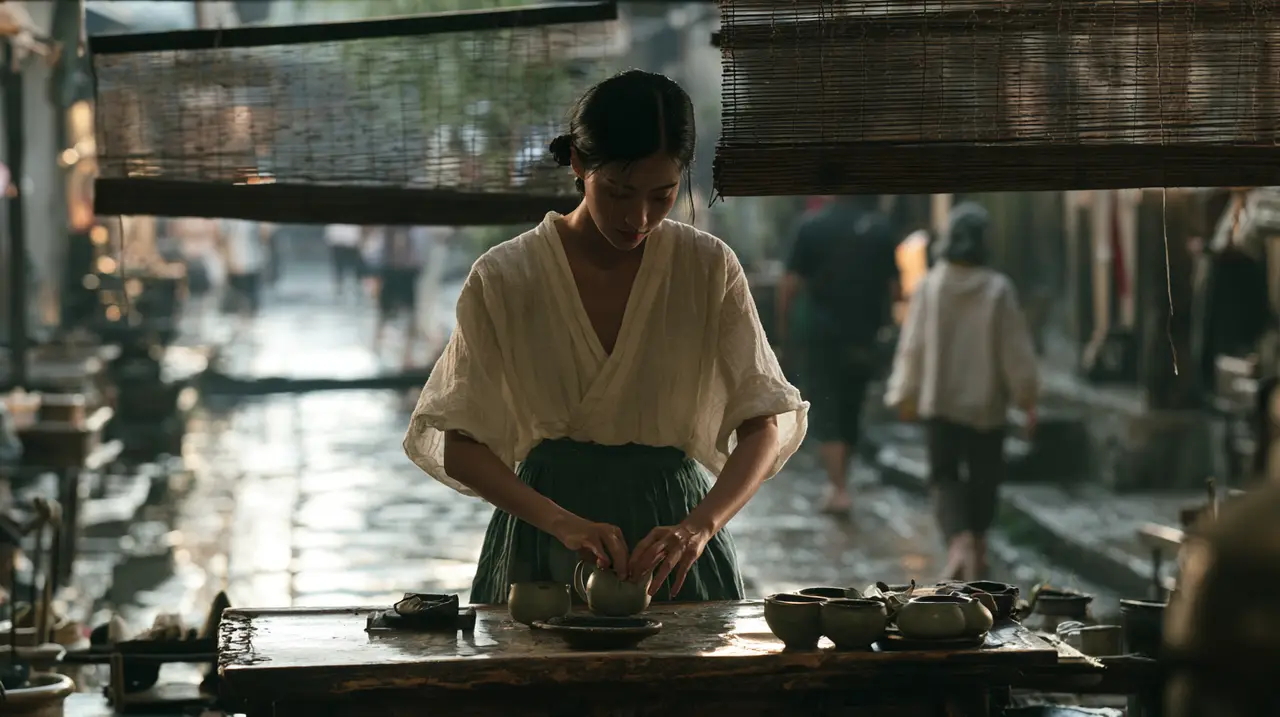 暮春雨后,她们在江南小院煮了一壶茶|S12-first 茶棚市井·备茶待客