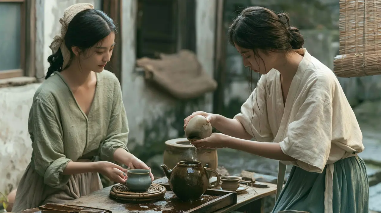 暮春雨后,她们在江南小院煮了一壶茶|S01-first 院景建立·雨后庭院全貌