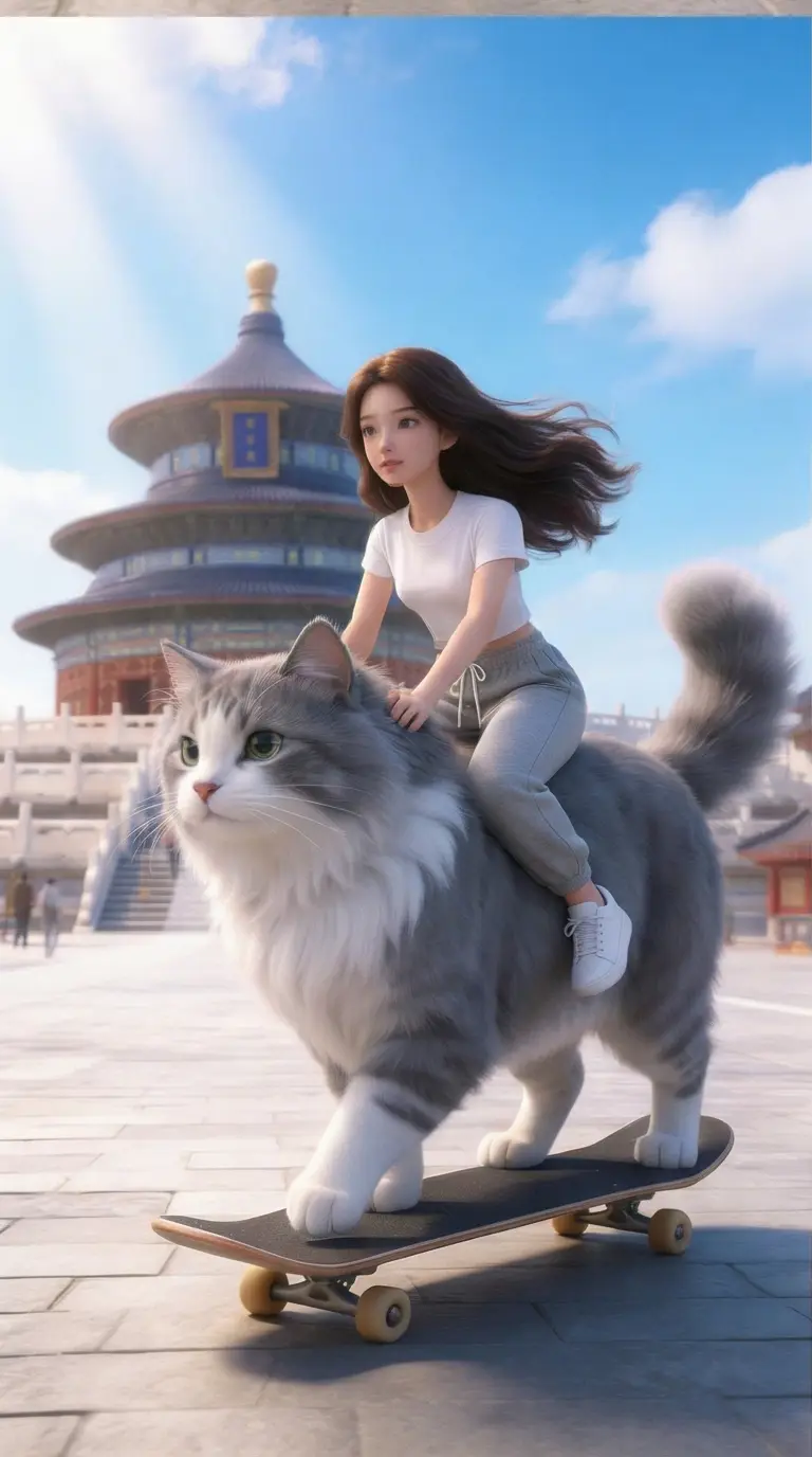 治愈系萌宠合影视频制作|宫格生图 2-1